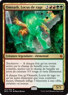 Omnath, Locus of Rage
Battle for Zendikar - French
Single
Magic The Gathering