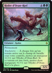 Oran-Rief Hydra
Battle for Zendikar (Foil) - French
Single
Magic The Gathering