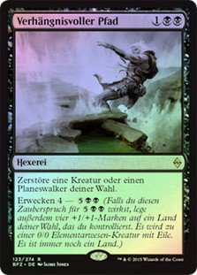 Ruinous Path
Battle for Zendikar (Foil) - German
Single
Magic The Gathering