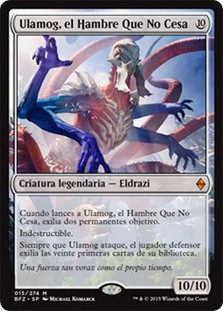 Ulamog, the Ceaseless Hunger
Battle for Zendikar - Spanish
Single
Magic The Gathering