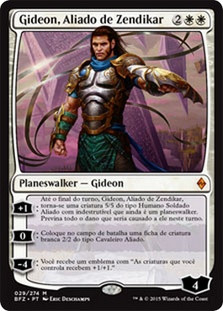 Gideon, Ally of Zendikar
Battle for Zendikar - Portuguese
Single
Magic The Gathering
