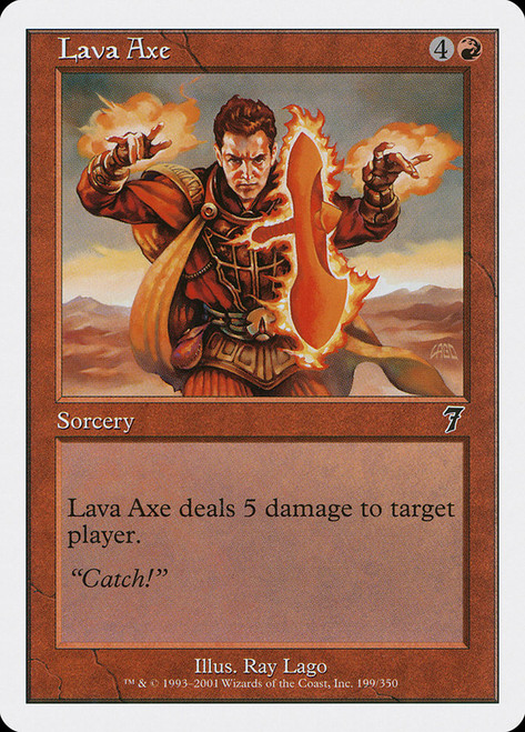 Lava Axe\n7th Edition\nSingle\nMagic The Gathering
