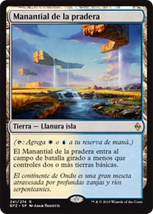 Prairie Stream
Battle for Zendikar - Spanish
Single
Magic The Gathering