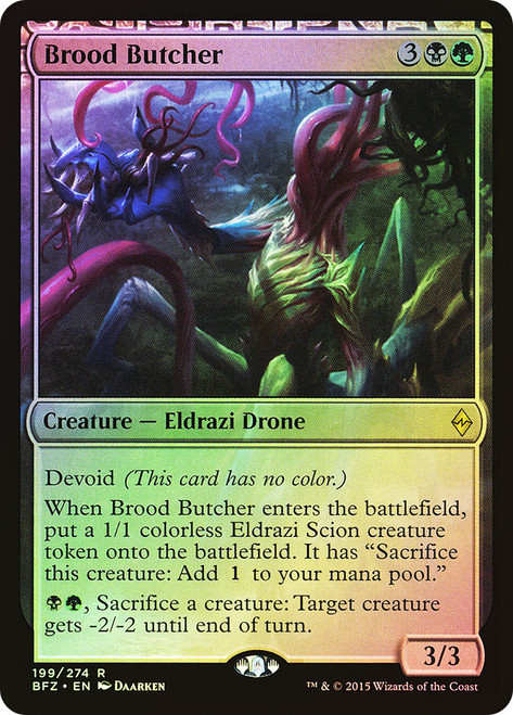 Brood Butcher\nBattle for Zendikar\nSingle\nMagic The Gathering