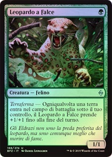 Scythe Leopard
Battle for Zendikar (Foil) - Italian
Single
Magic The Gathering