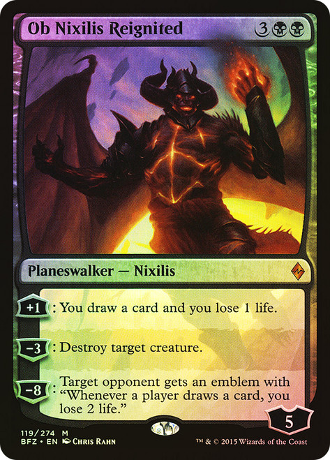 Ob Nixilis Reignited\nBattle for Zendikar\nSingle\nMagic The Gathering