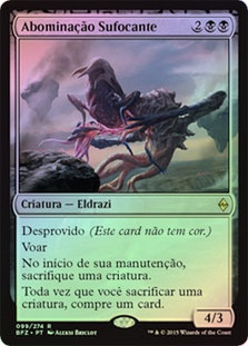 Smothering Abomination
Battle for Zendikar (Foil) - Portuguese
Single
Magic The Gathering