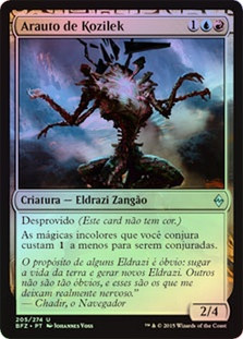 Herald of Kozilek
Battle for Zendikar (Foil) - Portuguese
Single
Magic The Gathering