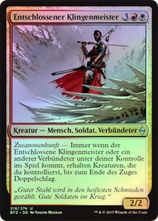 Resolute Blademaster
Battle for Zendikar (Foil) - German
Single
Magic The Gathering