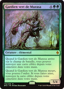 Greenwarden of Murasa
Battle for Zendikar (Foil) - French
Single
Magic The Gathering