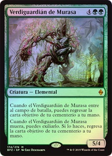 Greenwarden of Murasa
Battle for Zendikar (Foil) - Spanish
Single
Magic The Gathering
