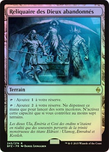 Shrine of the Forsaken Gods
Battle for Zendikar (Foil) - French
Single
Magic The Gathering