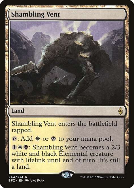 Shambling Vent\nBattle for Zendikar\nSingle\nMagic The Gathering