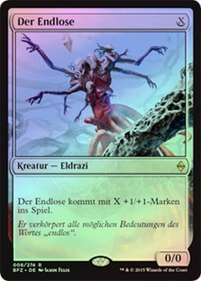 Endless One
Battle for Zendikar (Foil) - German
Single
Magic The Gathering