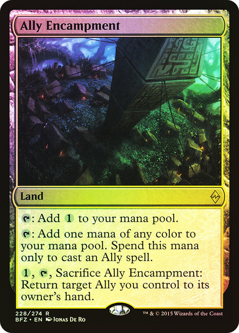 Ally Encampment\nBattle for Zendikar\nSingle\nMagic The Gathering