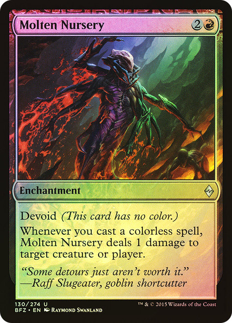 Molten Nursery\nBattle for Zendikar\nSingle\nMagic The Gathering