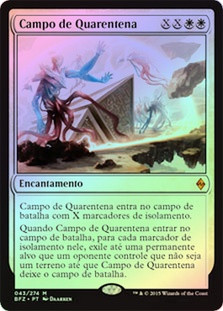 Quarantine Field
Battle for Zendikar (Foil) - Portuguese
Single
Magic The Gathering