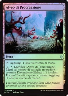 Spawning Bed
Battle for Zendikar (Foil) - Italian
Single
Magic The Gathering