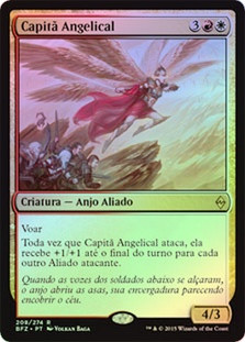 Angelic Captain
Battle for Zendikar (Foil) - Portuguese
Single
Magic The Gathering