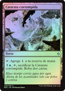 Blighted Cataract
Battle for Zendikar (Foil) - Spanish
Single
Magic The Gathering