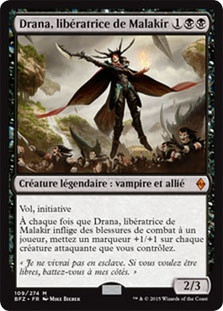 Drana, Liberator of Malakir
Battle for Zendikar - French
Single
Magic The Gathering