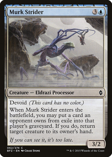 Murk Strider\nBattle for Zendikar\nSingle\nMagic The Gathering