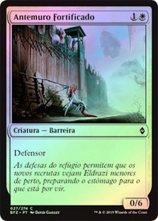Fortified Rampart
Battle for Zendikar (Foil) - Portuguese
Single
Magic The Gathering