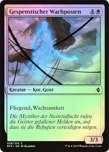 Ghostly Sentinel
Battle for Zendikar (Foil) - German
Single
Magic The Gathering
