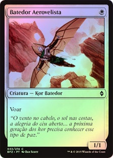 Kitesail Scout
Battle for Zendikar (Foil) - Portuguese
Single
Magic The Gathering