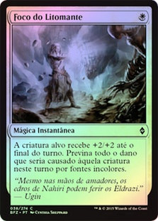 Lithomancer's Focus
Battle for Zendikar (Foil) - Portuguese
Single
Magic The Gathering