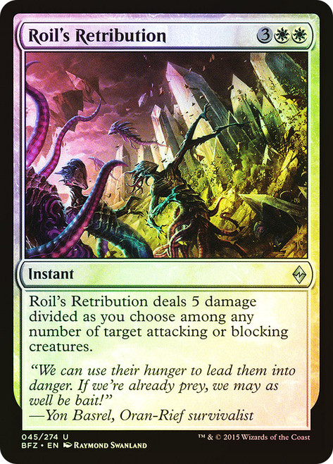 Roil's Retribution\nBattle for Zendikar\nSingle\nMagic The Gathering