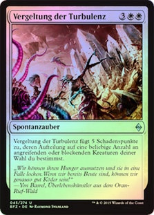 Roil's Retribution
Battle for Zendikar (Foil) - German
Single
Magic The Gathering