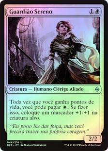 Serene Steward
Battle for Zendikar (Foil) - Portuguese
Single
Magic The Gathering