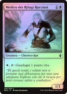 Stone Haven Medic
Battle for Zendikar (Foil) - Italian
Single
Magic The Gathering