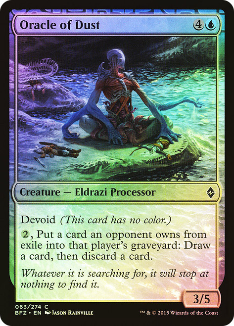 Oracle of Dust\nBattle for Zendikar\nSingle\nMagic The Gathering