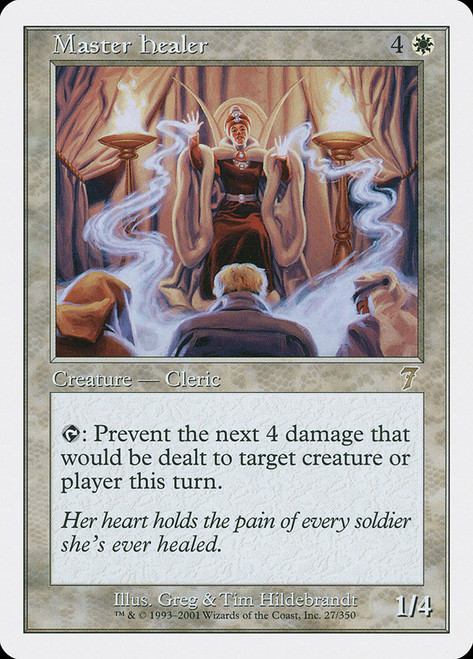 Master Healer\n7th Edition\nSingle\nMagic The Gathering