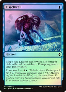 Rush of Ice
Battle for Zendikar (Foil) - German
Single
Magic The Gathering
