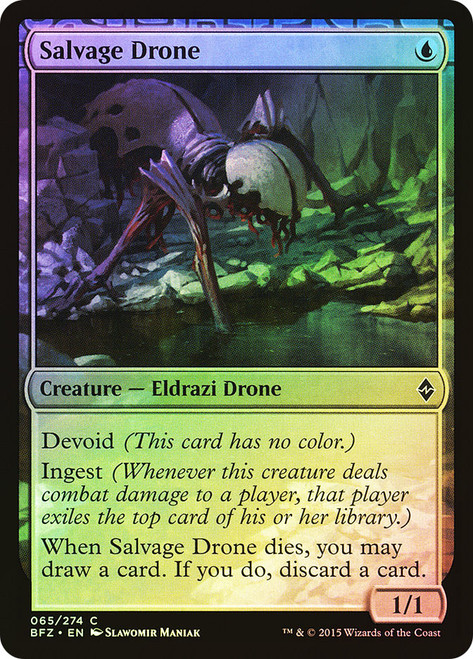 Salvage Drone\nBattle for Zendikar\nSingle\nMagic The Gathering