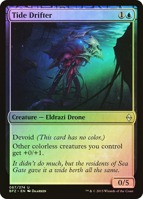 Tide Drifter\nBattle for Zendikar\nSingle\nMagic The Gathering
