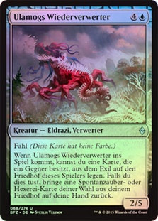 Ulamog's Reclaimer
Battle for Zendikar (Foil) - German
Single
Magic The Gathering