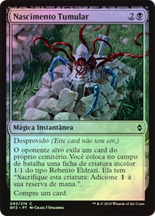 Grave Birthing
Battle for Zendikar (Foil) - Portuguese
Single
Magic The Gathering