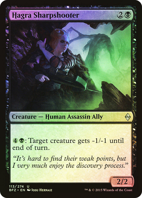 Hagra Sharpshooter\nBattle for Zendikar\nSingle\nMagic The Gathering