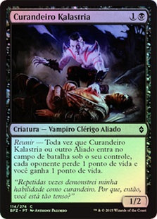 Kalastria Healer
Battle for Zendikar (Foil) - Portuguese
Single
Magic The Gathering