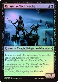 Kalastria Nightwatch
Battle for Zendikar (Foil) - German
Single
Magic The Gathering