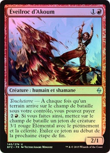 Akoum Stonewaker
Battle for Zendikar (Foil) - French
Single
Magic The Gathering