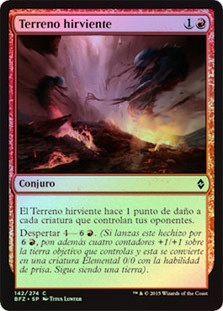 Boiling Earth
Battle for Zendikar (Foil) - Spanish
Single
Magic The Gathering