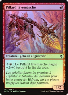 Lavastep Raider
Battle for Zendikar (Foil) - French
Single
Magic The Gathering