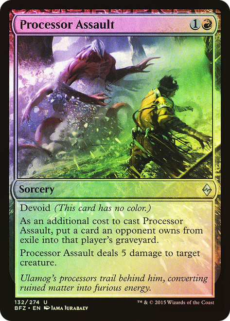 Processor Assault\nBattle for Zendikar\nSingle\nMagic The Gathering