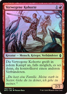 Reckless Cohort
Battle for Zendikar (Foil) - German
Single
Magic The Gathering