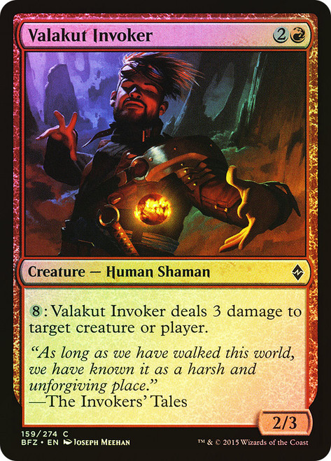 Valakut Invoker\nBattle for Zendikar\nSingle\nMagic The Gathering